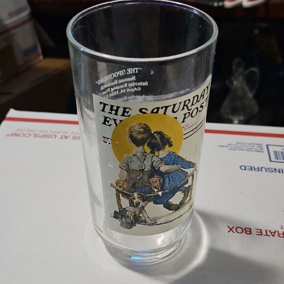 Vintage Saturday Evening Post Glass Tumbler - Picture 1 of 2
